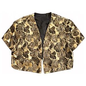 Handmade Vintage Metallic Bolero